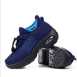 Women’s walking shoes sock sneakers.